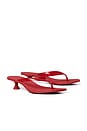 view 2 of 3 Jelly Heel Flip Flop in Red