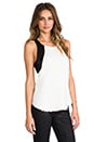 view 2 of 4 Storm Thermal Tank in White/Black in White & Black