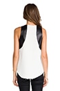 view 3 of 4 Storm Thermal Tank in White/Black in White & Black
