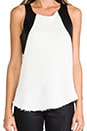 view 4 of 4 Storm Thermal Tank in White/Black in White & Black