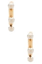 view 3 of 3 PENDIENTES DE ARO LIORA in Two Tone
