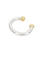 view 1 of 3 PULSERA CALISTA in Silver & Gold