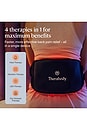 view 3 of 10 Thermback Heat, Vibration & Led Wrap in Black