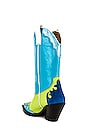 view 3 of 5 Western Boot in Turquoise & Apple