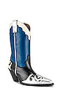 view 2 of 5 Western Boot in Silver & Cobalt