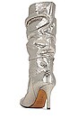 view 3 of 5 Metallic Slouchy Boot in Silver