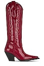 view 1 of 5 Patent Leather Western Boot in Red