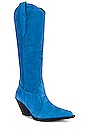 view 2 of 5 TALL SUEDE WESTERN 부츠 in Blue