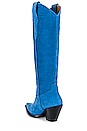 view 3 of 5 TALL SUEDE WESTERN 부츠 in Blue