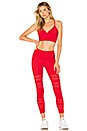 view 4 of 4 Go With The Flow Leggings in Red