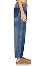 view 3 of 6 Kelly Cropped Mid Rise Straight in Shadow Indigo