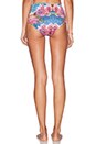 view 3 of 4 Anna High Waist Bikini Bottom in Print C