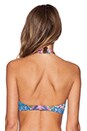 view 3 of 3 Twisted Bikini Top in Print C