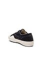 view 3 of 6 Racket H Low Canvas in Jet Black