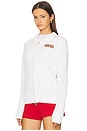 view 3 of 5 x REVOLVE 49ers Zip Knit Cardigan in White