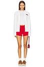 view 5 of 5 x REVOLVE 49ers Zip Knit Cardigan in White