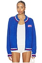 view 1 of 5 x REVOLVE Giants Mixed Knit Jacket in Blue