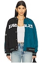 view 2 of 6 x REVOLVE Eagles Multi Logo Bomber in Black & Green