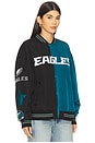 view 3 of 6 x REVOLVE Eagles Multi Logo Bomber in Black & Green