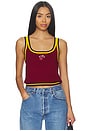 view 1 of 5 x REVOLVE Miami Heat Crop Knit Tank Top in Red