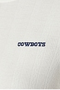 view 5 of 5 COWBOYS 베이비 티 in White