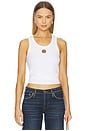 view 1 of 4 x REVOLVE Knicks Scoop Neck Rib Tank Top in White