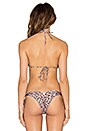 view 3 of 4 Bikini Top in Nude Animal