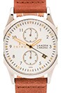 view 2 of 3 ЧАСЫ LANSEN CHRONO in Ivory & Brown Classic
