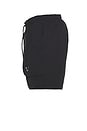 view 3 of 5 Curved Nylon Shorts in Jet Black