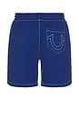 view 2 of 6 x Ford T Fleece Shorts in Ford Blue