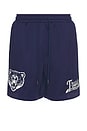 view 1 of 6 Mesh Basketball Shorts in Medieval Blue