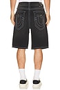 view 2 of 4 Bobby Big T Flap Shorts in Deep Silence Black Wash