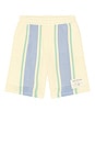 view 4 of 5 SHORT in Winter White & Blue Bell