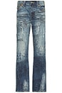 view 3 of 7 x Bad Weather Stacked Pocket Joey Jeans in Whispering Trees Medium Wash
