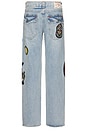 view 2 of 7 Society Club Billy Flap Jeans in Savannah Light Wash