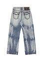 view 2 of 5 Vinny Super T Flap Jeans in Blue Denim