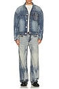 view 5 of 5 Vinny Super T Flap Jeans in Blue Denim