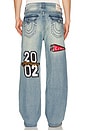 view 4 of 7 Patch Vinny Flap Jeans in Medium Wash