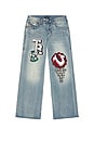 view 6 of 7 Patch Vinny Flap Jeans in Medium Wash