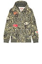 view 1 of 5 Patch Buddha Camo Big-T Zip Hoodie in Buddah Camo