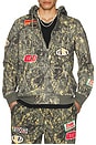 view 4 of 5 Patch Buddha Camo Big-T Zip Hoodie in Buddah Camo