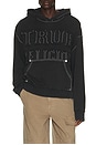 view 1 of 5 Applique Big T Boxy Hoodie in Jet Black