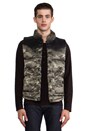 view 2 of 6 Nylon Puffer Vest in Army Camo