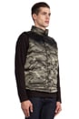 view 3 of 6 Nylon Puffer Vest in Army Camo
