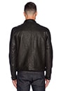 view 4 of 4 CHAQUETA CUERO RACER in Black
