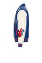 view 3 of 6 x Playboy PU Bomber Jacket in Pacific Blue & Solitary Star