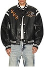 view 4 of 5 BLOUSON CAMPUS RETRO in Jet Black