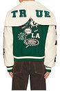 view 1 of 8 BLOUSON CAMPUS RETRO in Evergreen & Winter White