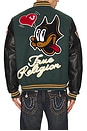 view 1 of 7 Cat Lover Varsity Jacket in Green Gables
