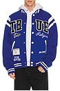 view 1 of 5 Uni Varsity Jacket in Mazarine Blue